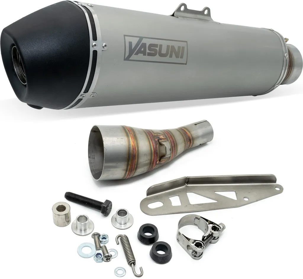 Pot d'échappement Homologué Yasuni Look Titane pour Honda Forza 300 NSS