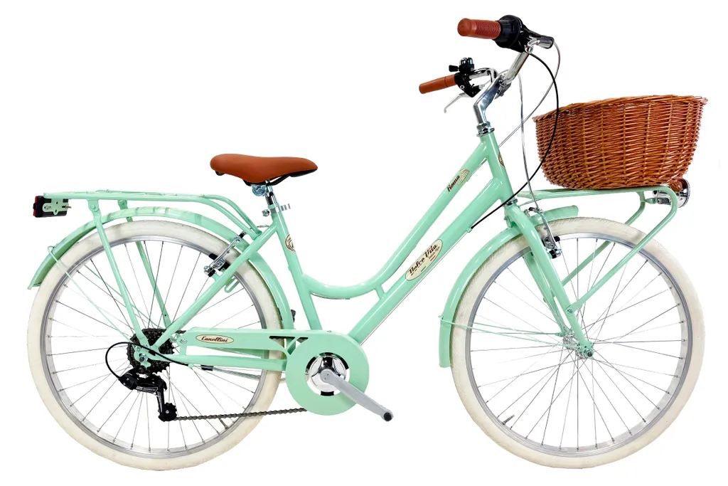 Vélo de ville pratique Canellini ROMA 26 enjambement bas contre le mal de dos