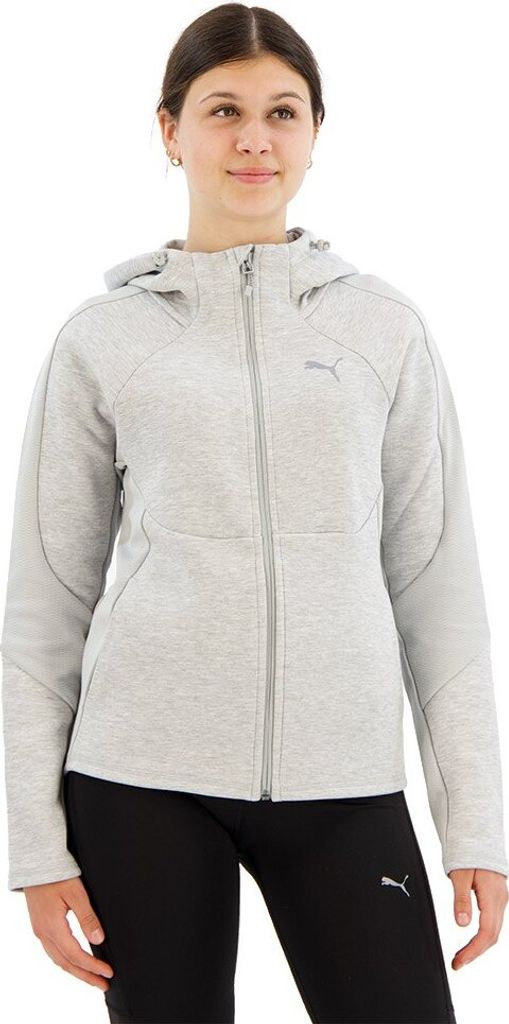 Puma Evostripe Reißverschlusspullover Grau S Frau Grau S
