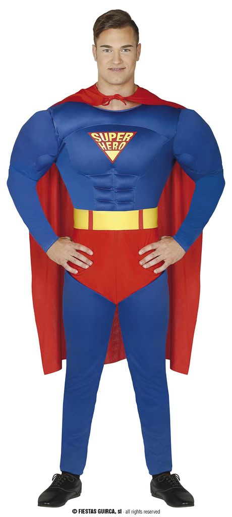 Costume da supereroe per uomo taglia M/L, taglia:M Immagine del prodotto 