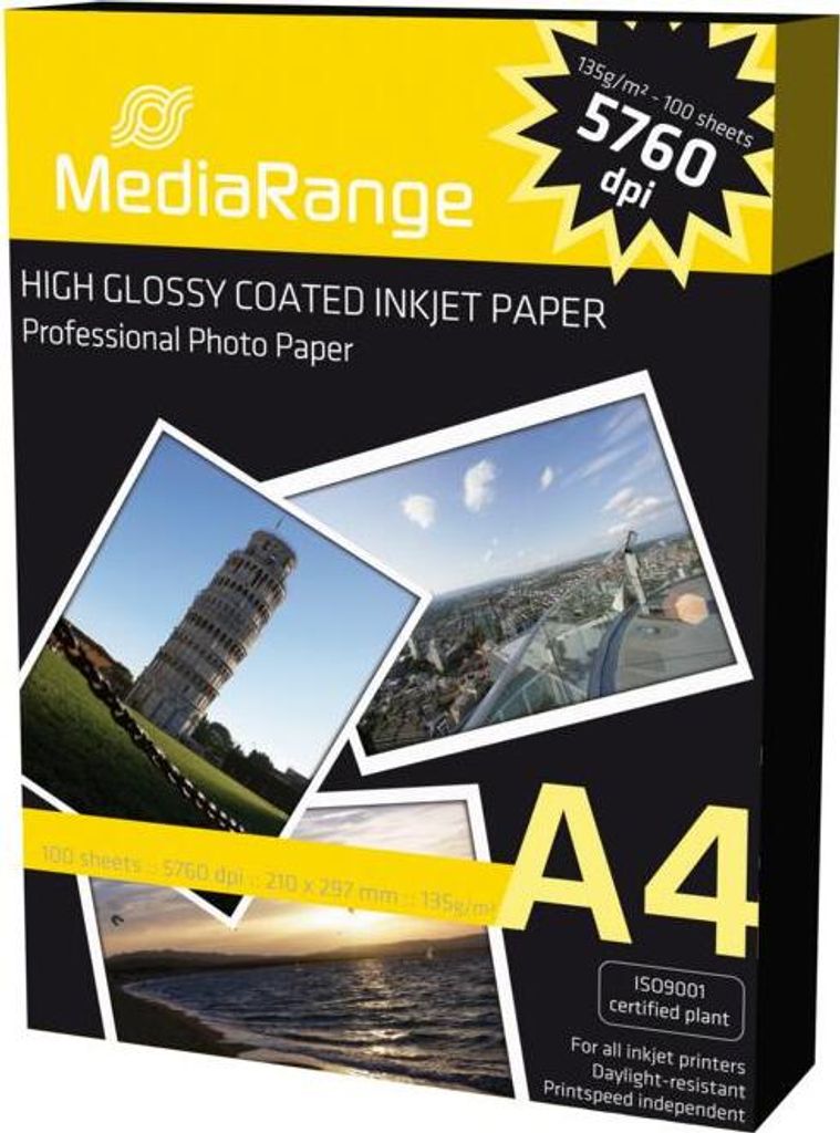 100 Blatt Fotopapier high-glossy 135g Produktbild 