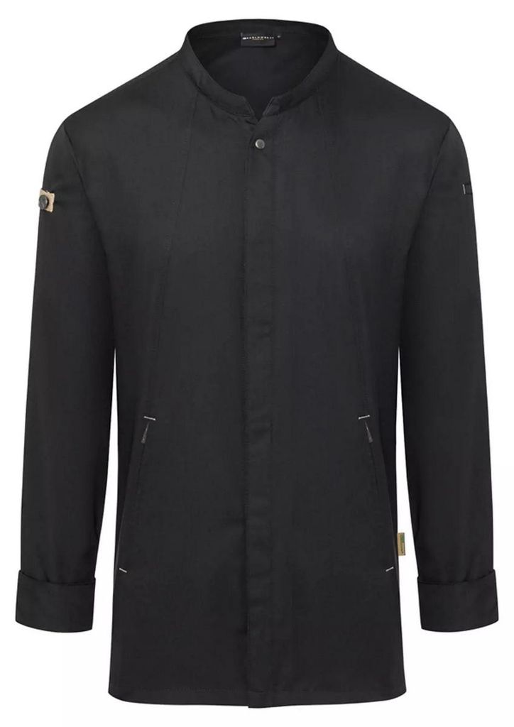 Karlowsky - "Green-Generation" Kochjacke für Herren LT6146 (132 cm) (Schwarz)