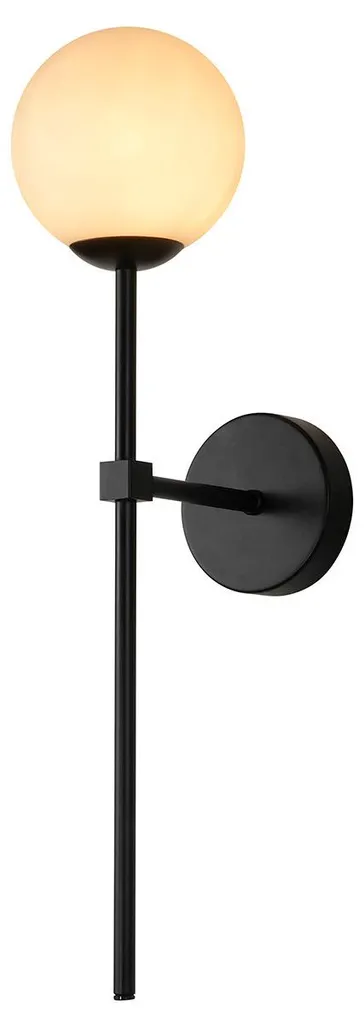 Luminaire mural extérieur PIRULETA noir IP44 en métal Light Prestige