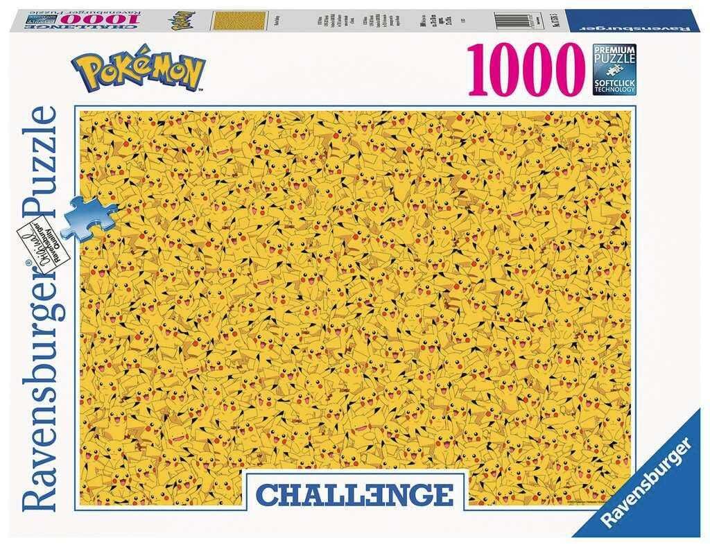 Pokémon Challenge Puzzle Pikachu (1000 Teile) Zdjęcie produktu 