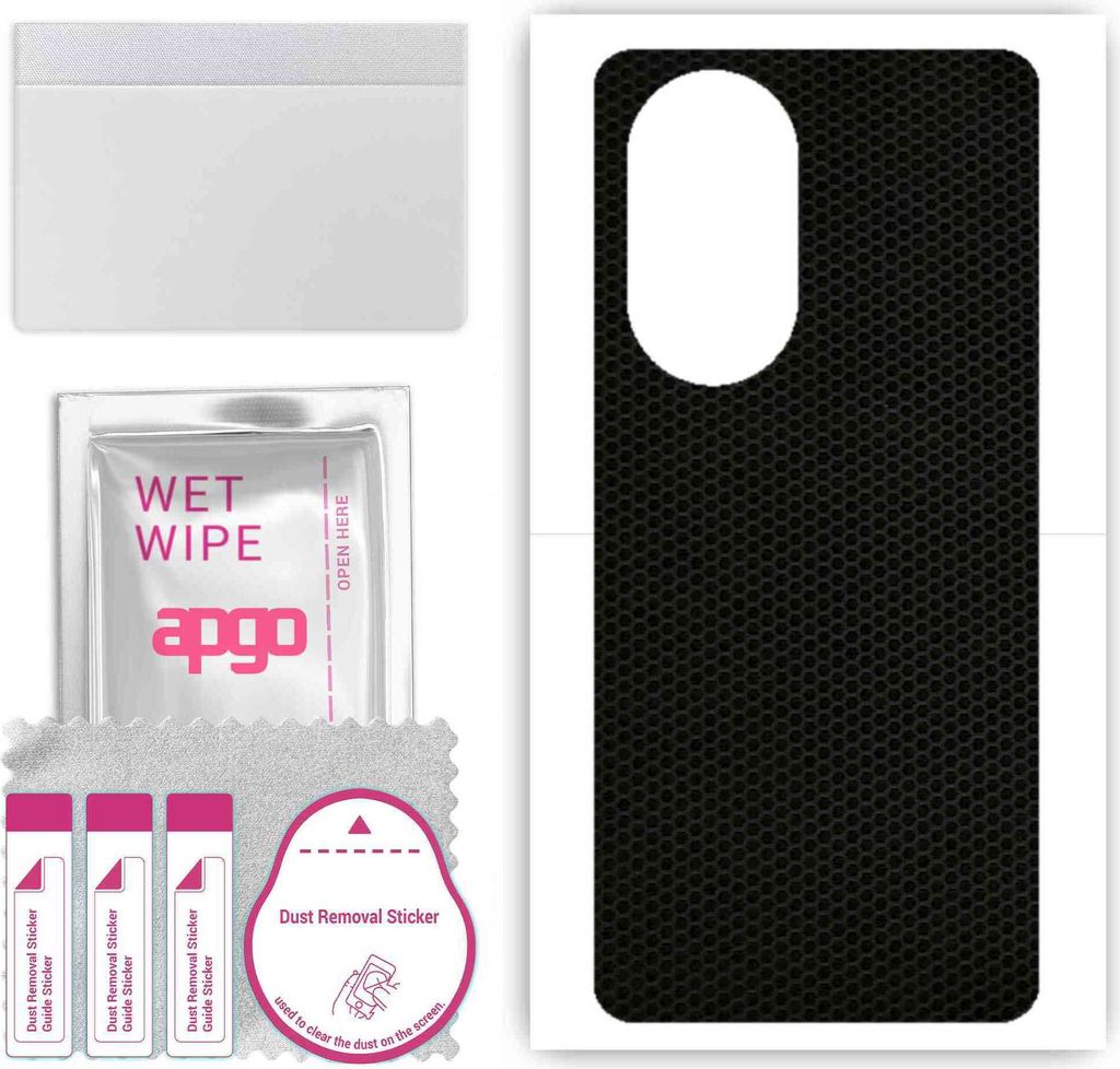 apgo Rückseite Schutzfolie, Skin, kompatibel mit Motorola Moto Edge X30, Hinten Displayschutzfolie aus Vinylfolie, kratzfest, einfache Montage - M...