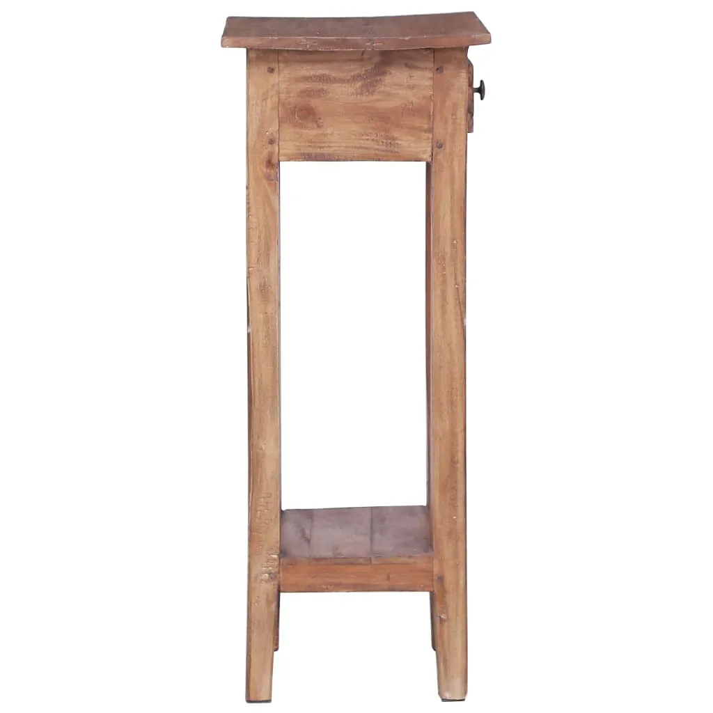 Porte-fleurs robuste en bois de récupération 30x30x75 cm - Style Rétro - 3