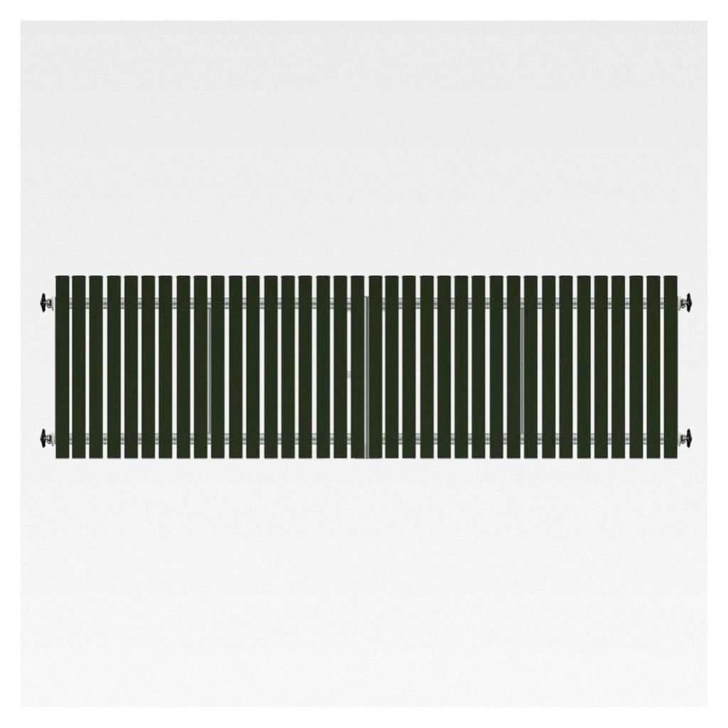 Drehtor 2-flügelig, H=80cm, B=500cm, ohne Pfosten, Tannengrün