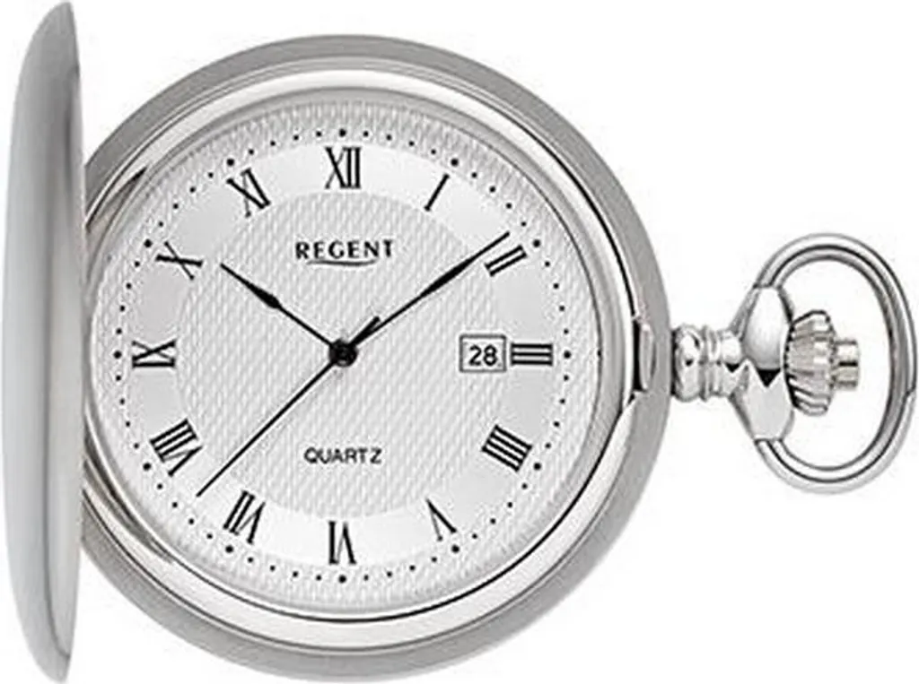 Regent montre P-749 : Montre classique en acier pour homme élégant