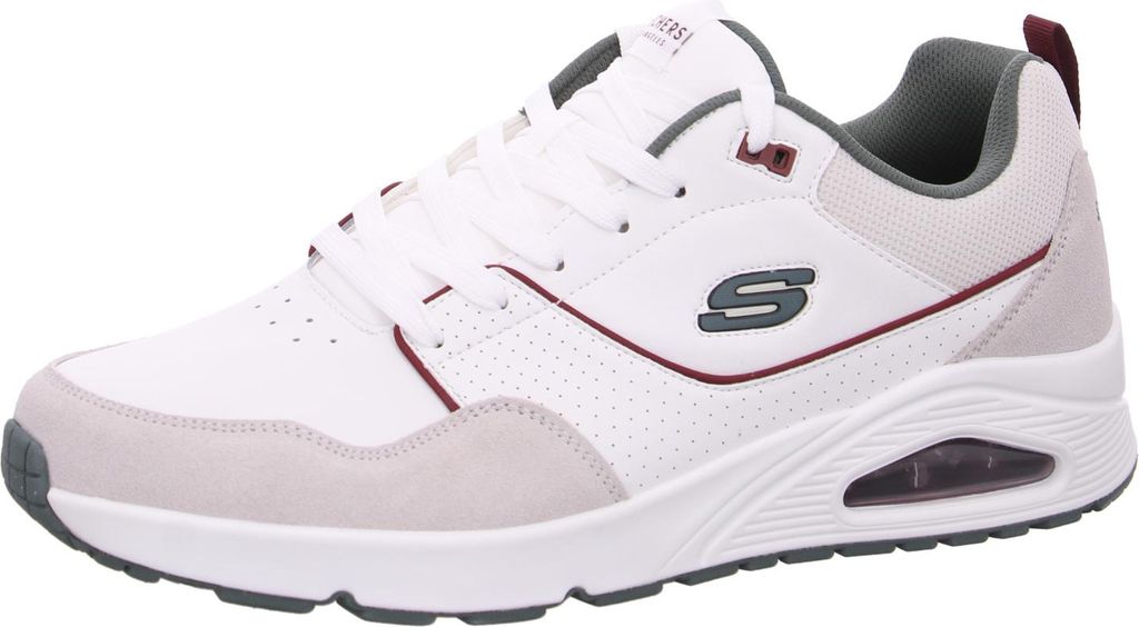 Skechers Sneaker UNO, Rauleder, Weiß, Herren Produktbild 