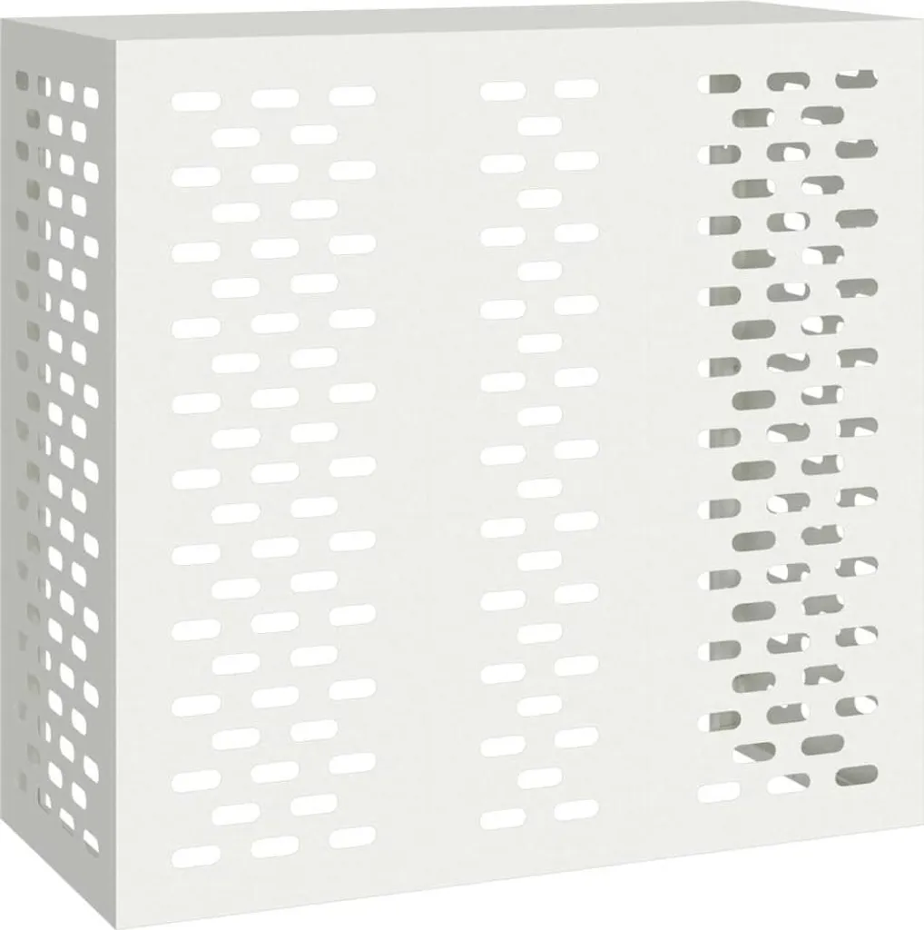 Protection Climatiseur extérieur Blanc 110x50x105 cm - Idéal terrasse
