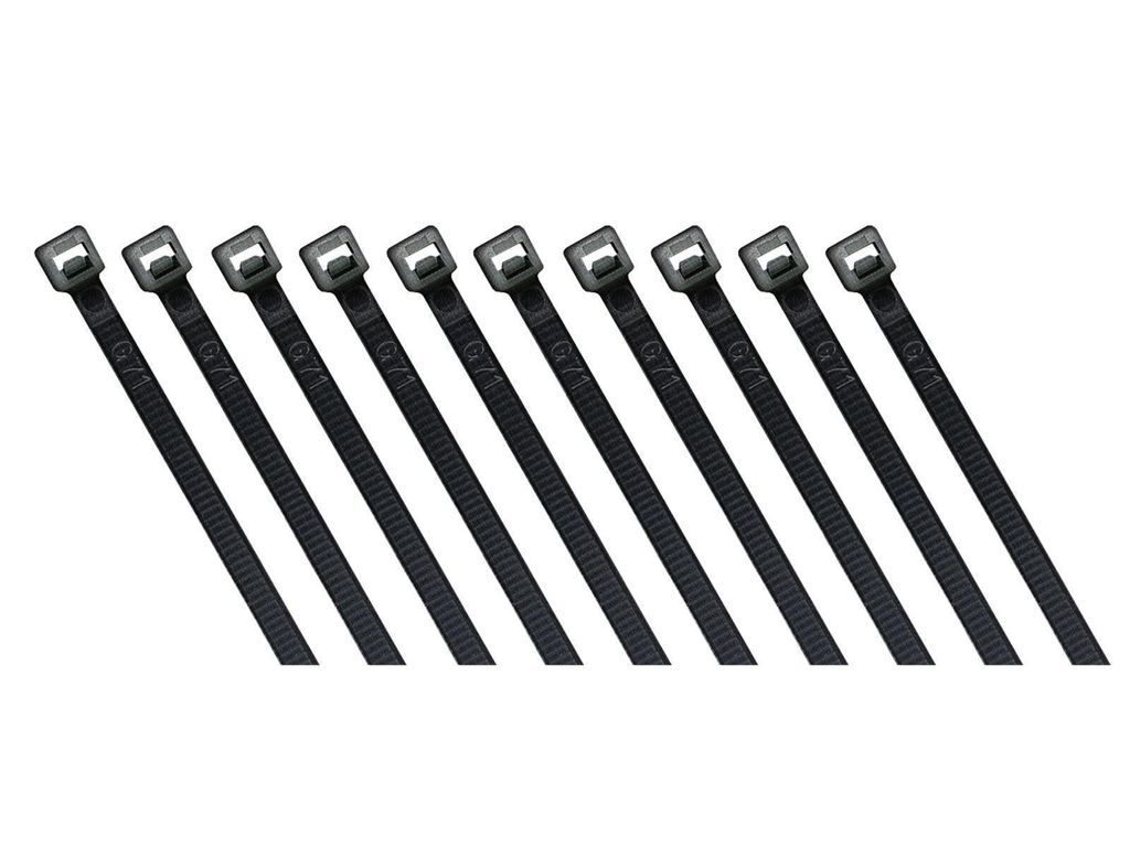 Kabelbinder McPower, schwarz, 370x3,6 mm, 100er-Beutel Produktbild 