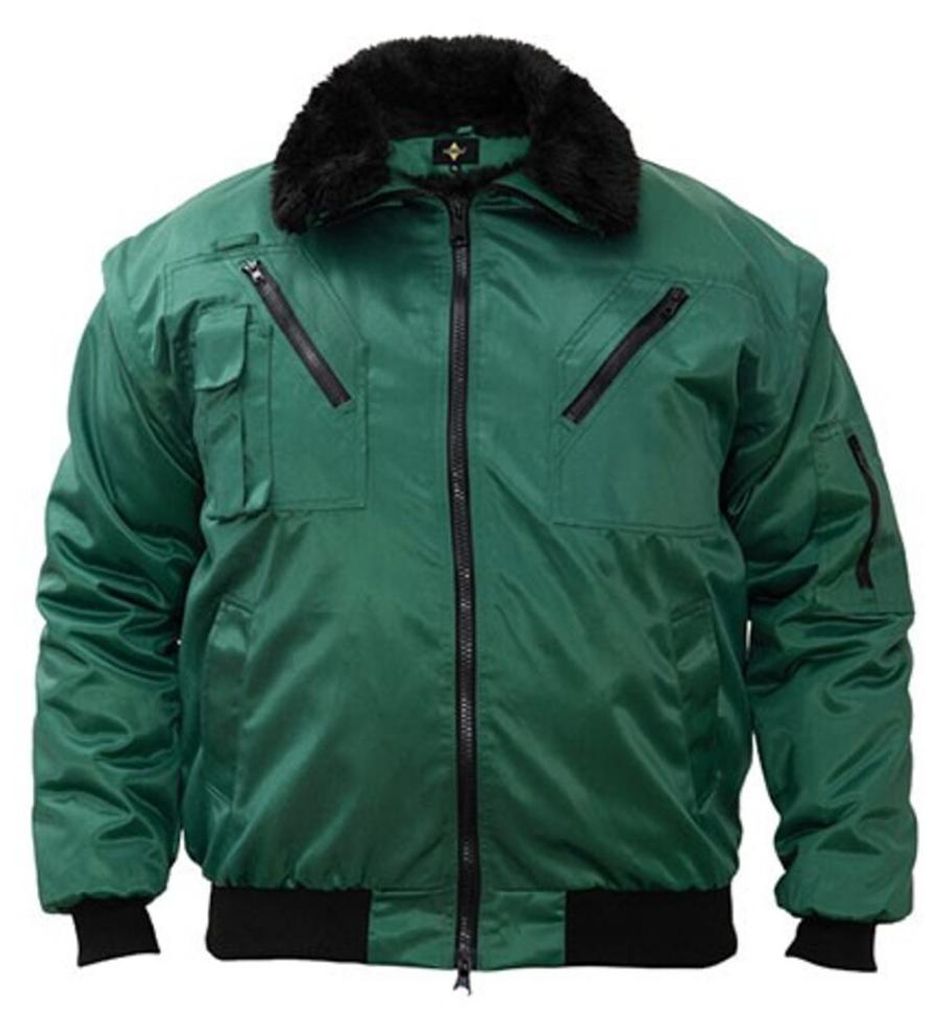 Korntex - "Oslo" Pilotenjacke 4-in-1 für Herren LT5971 (3XL) (Grün)