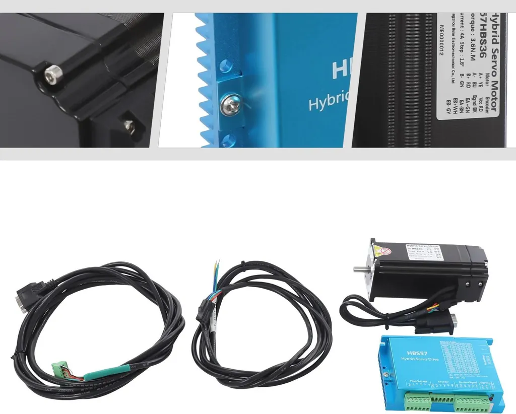 Moteur Pas à Pas Nema 23 et Driver HBS57 - Kit Motorisation CNC