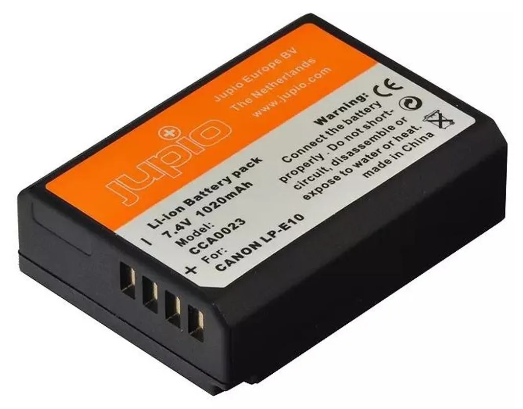 Batterie Jupio LP-E10 Haute Capacité 1020mAh pour Canon EOS et Rebel