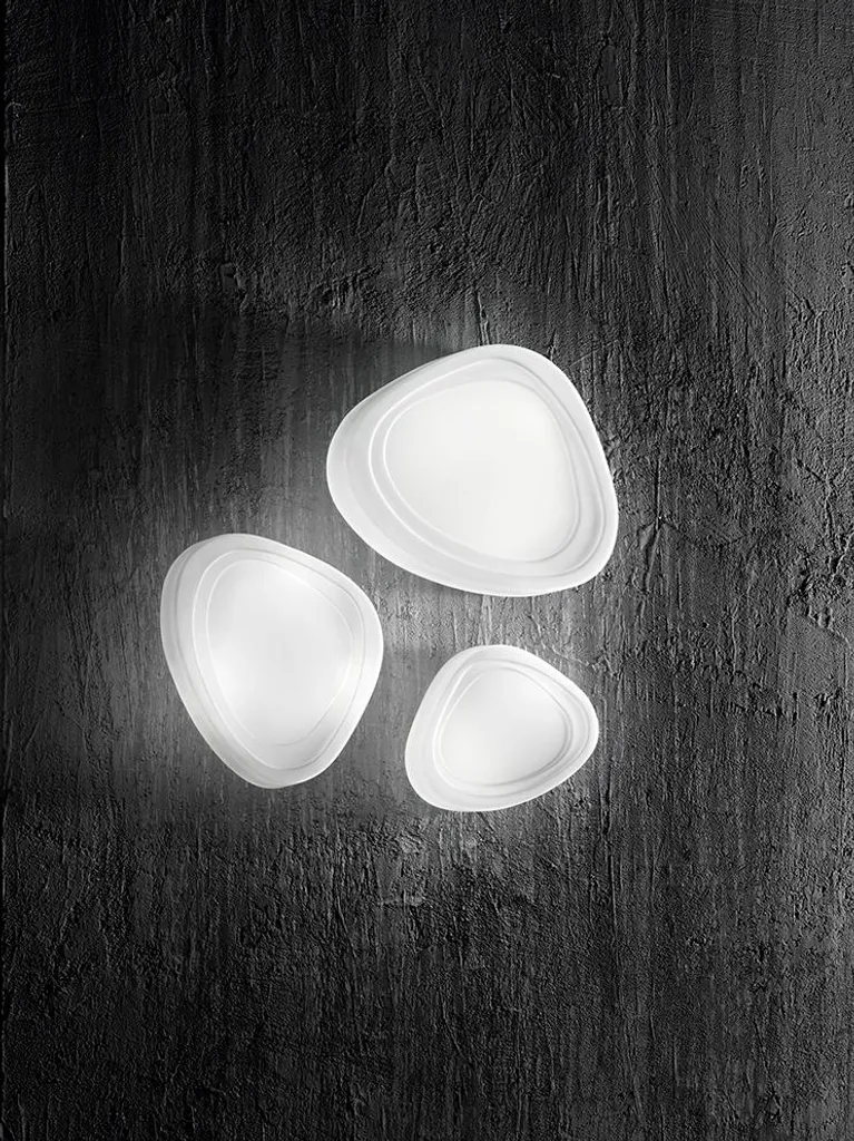 Plafonnier Rectangulaire Verre Blanc et Double Éclairage E27 Style Chic - 2
