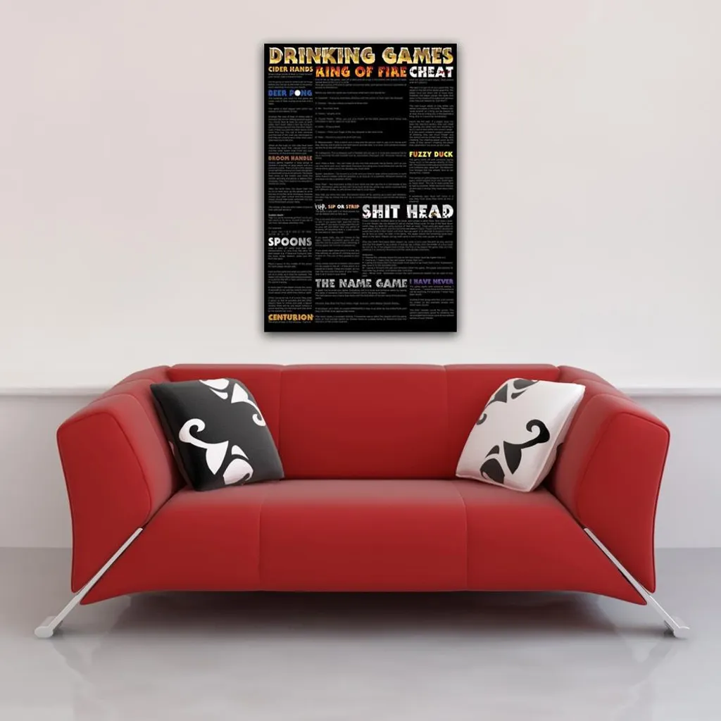 Comment Suspendre un Poster de Jeux sans Cadre ? Kit Bois 61 cm