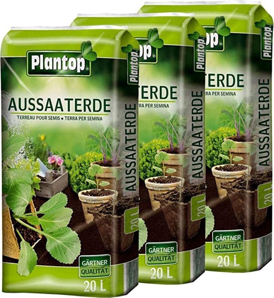 PLANTOP Aussaaterde, 3 x 20 Ltr (60 Ltr) Produktbild 