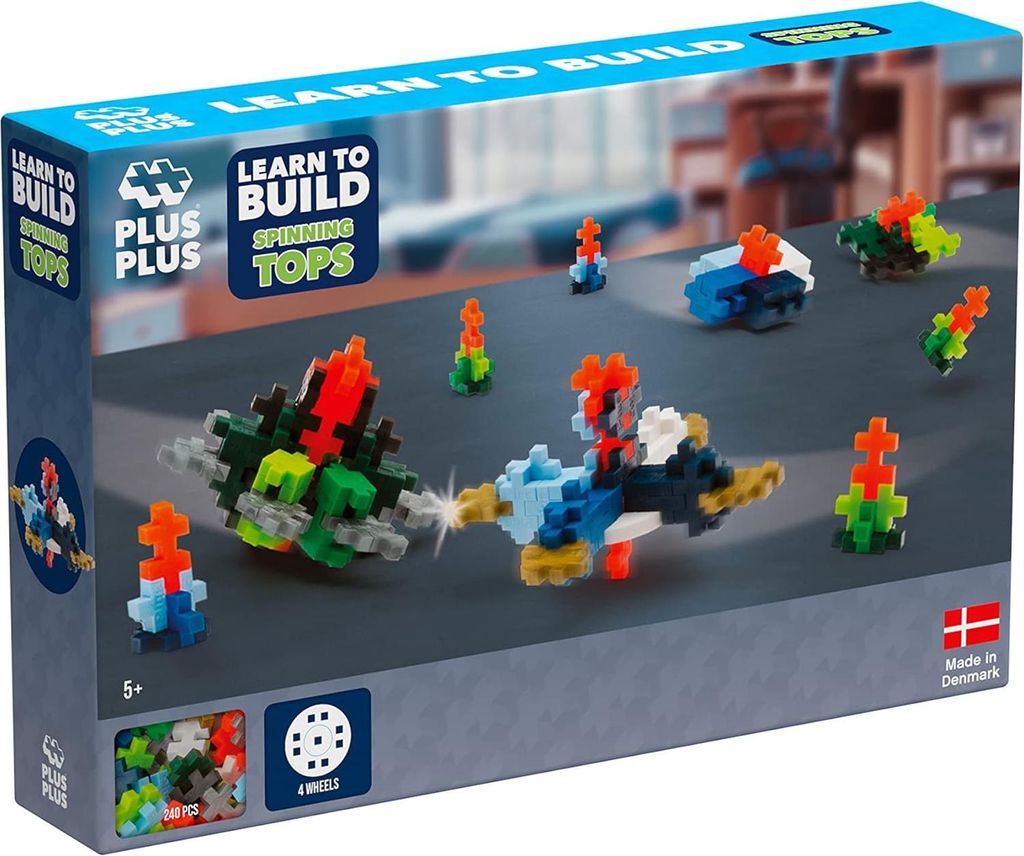 Plus-Plus Apprendre à construire des toupies Image du produit 