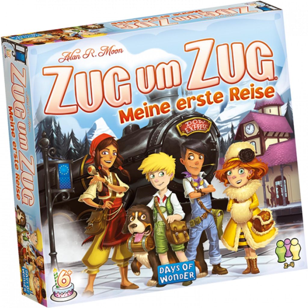 Asmodee Zug um Zug - Meine erste Reise, Brettspiel Produktbild 