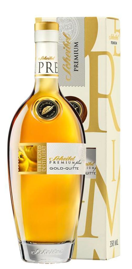 Scheibel  Premium Plus Gold-Quitte |  0,7l. Flasche in Produktbild 