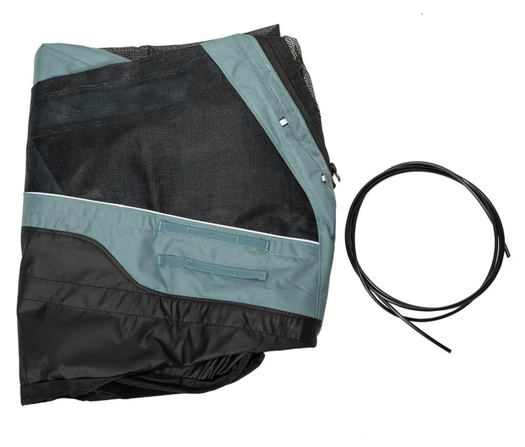 Transporter un Gros Chien à Vélo sans Effort : Burley Bark Ranger XL Gris