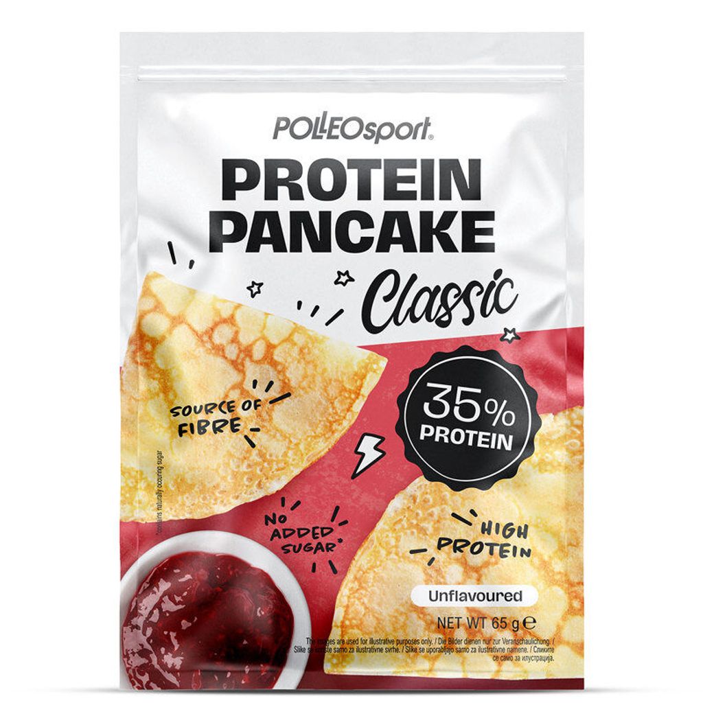 Polleo Protein Pancake Mix, 65 g - Geschmacksneutral