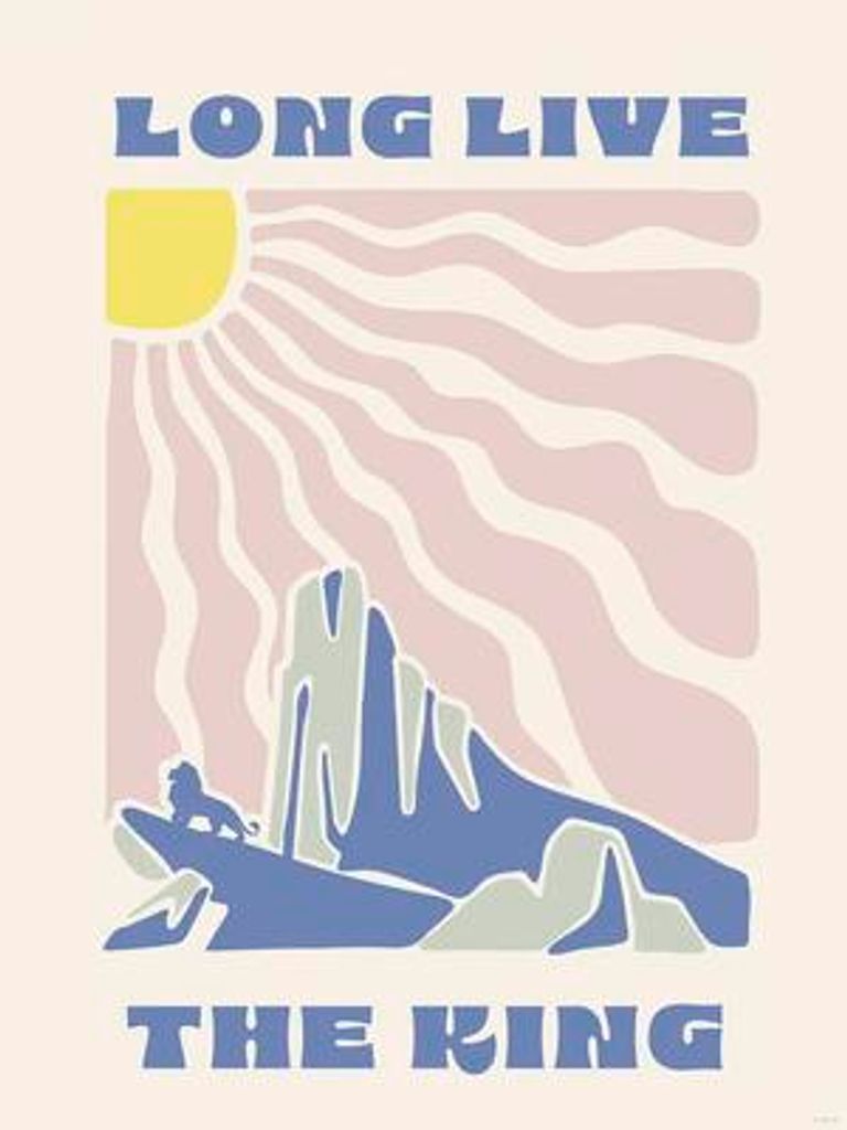 Poster Disney The Lion King Pride Rock 30x40 cm