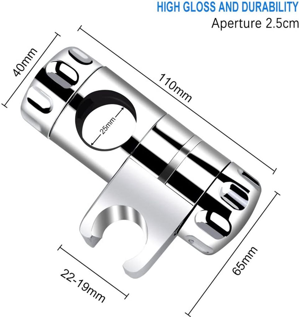 Handbrausehalterung, Duschkopf-Schieberegler, Duschstange, Produktbild 5