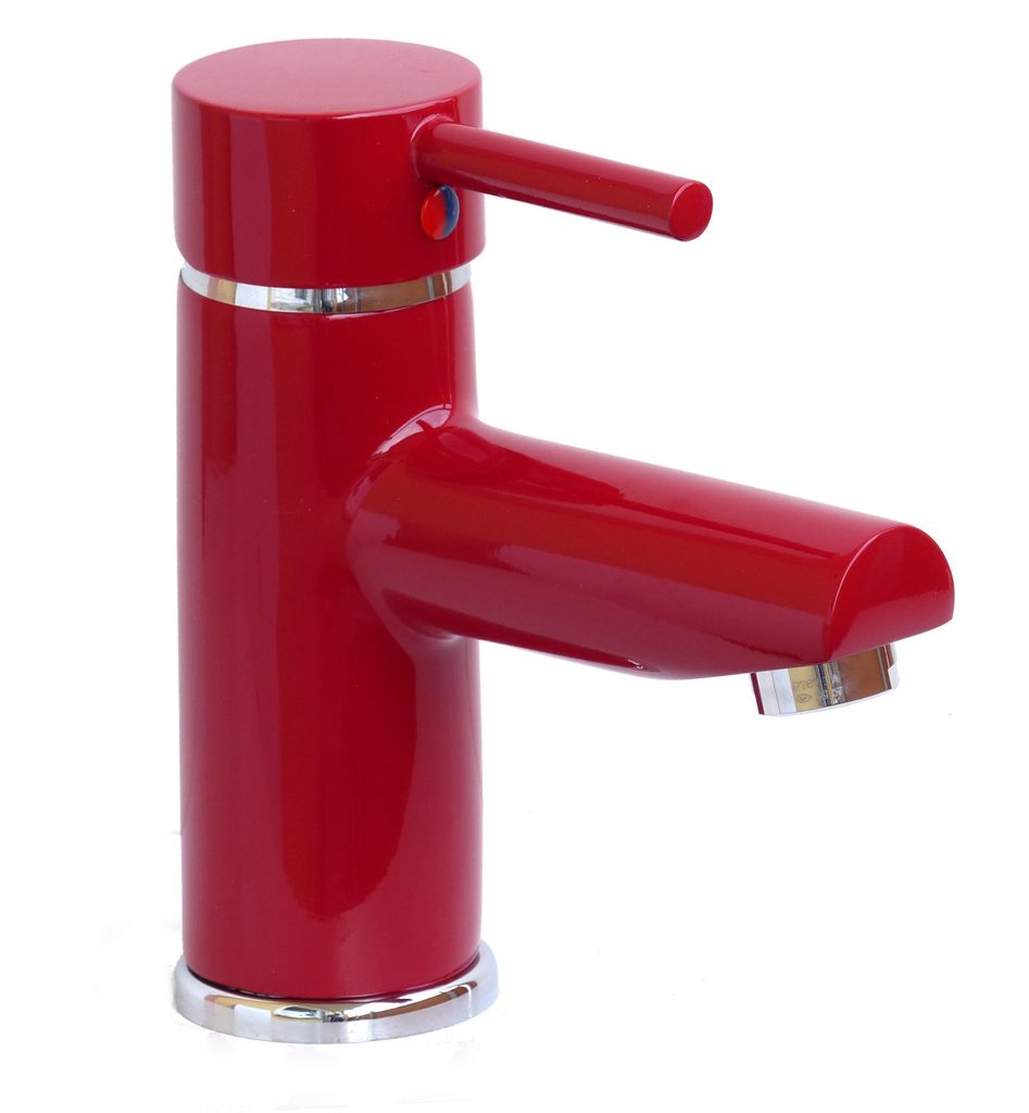 Einhebel Dusche Brause Bad Armatur Rot 