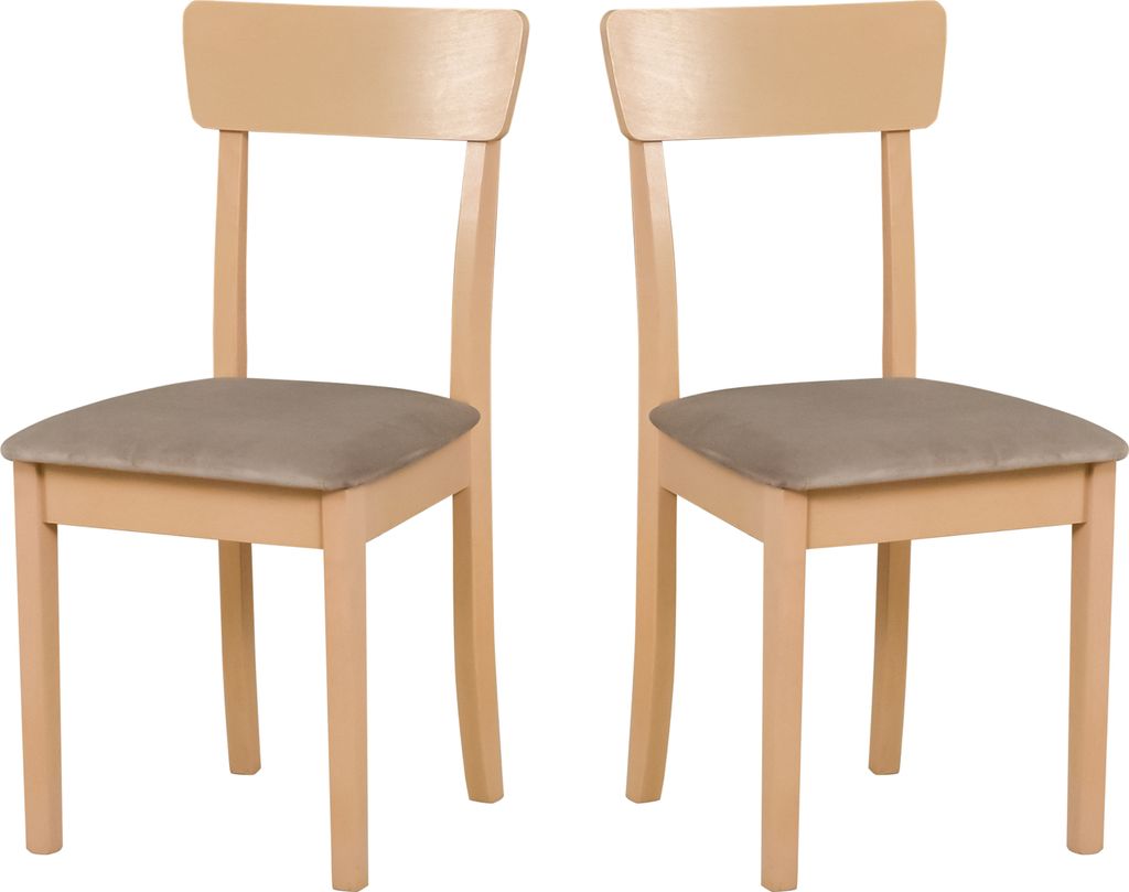 LeafDesign Esszimmerstühle Holz - Stuhl Buche Massiv - Stühle Esszimmer 2er Set - Holzstuhl - Esstischstühle -Küchenstühle 2er Set, HUGO 1, so...