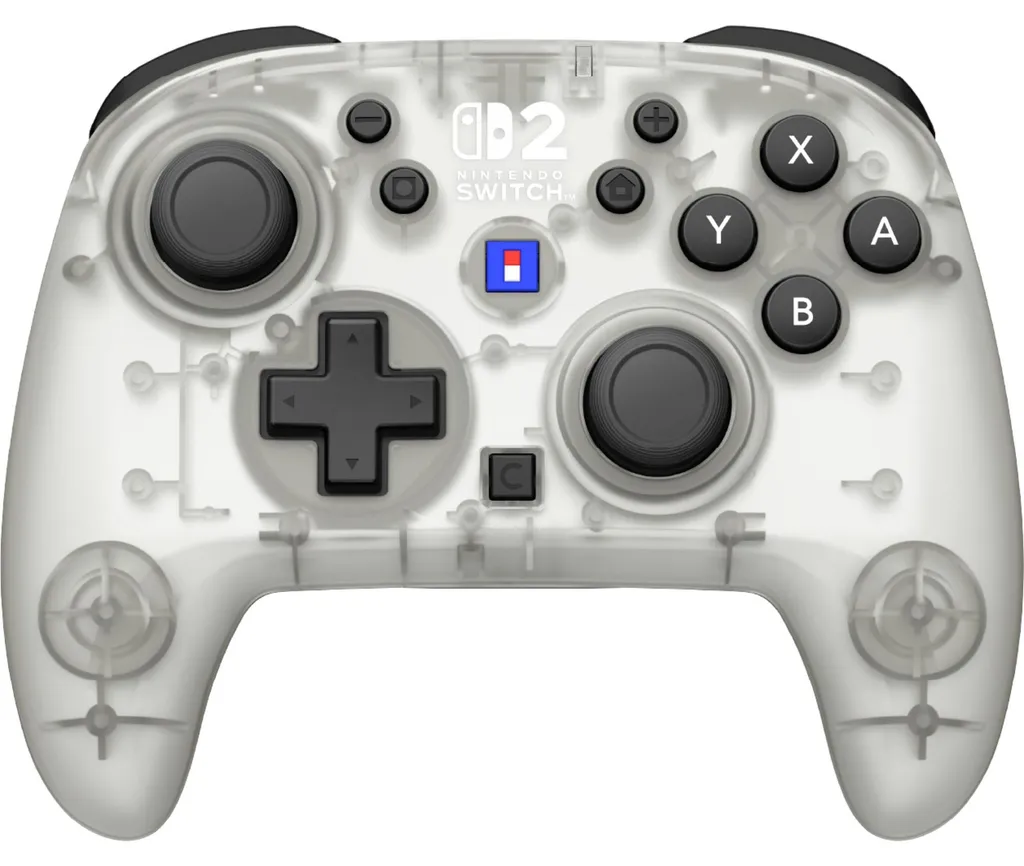 Manette SWITCH 2 Wireless HORIPAD Turbo Frost translucide sans fil