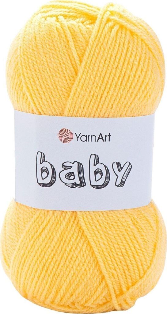 Yarn Art Baby 315 Yellow Strickgarn Produktbild 