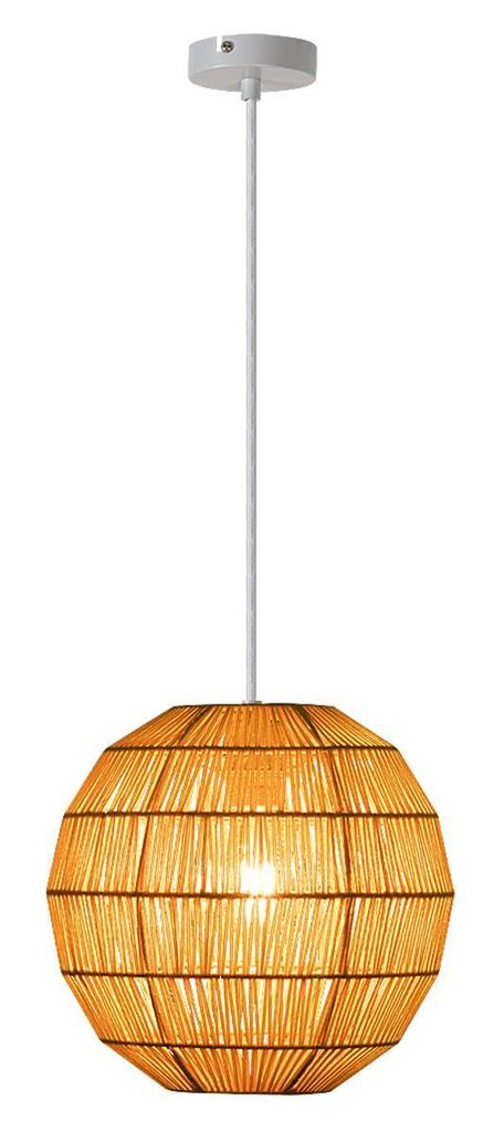 Lampe suspendue de chambre E27 1x60W jaune 2222 Arsena Image du produit 