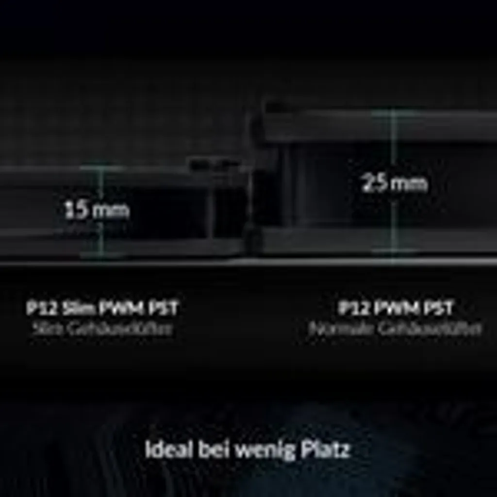 ARCTIC P12 Slim PWM PST 120mm - Ventola Sottile PC Alta Pressione Statica - 13