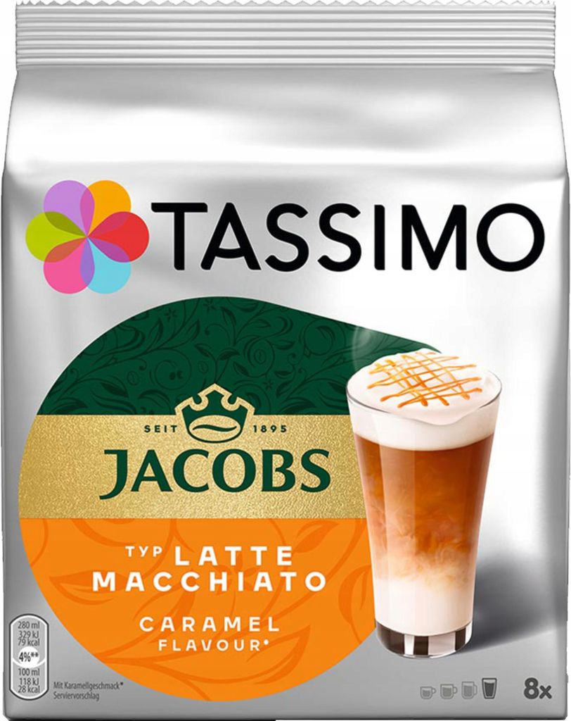 Capsules Tassimo Jacobs type Latte Macchiato Caramel | 8 Image du produit 