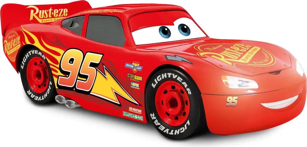 Flash McQueen Revell 1:20 avec Phares Lumineux et Sons de Course Réels