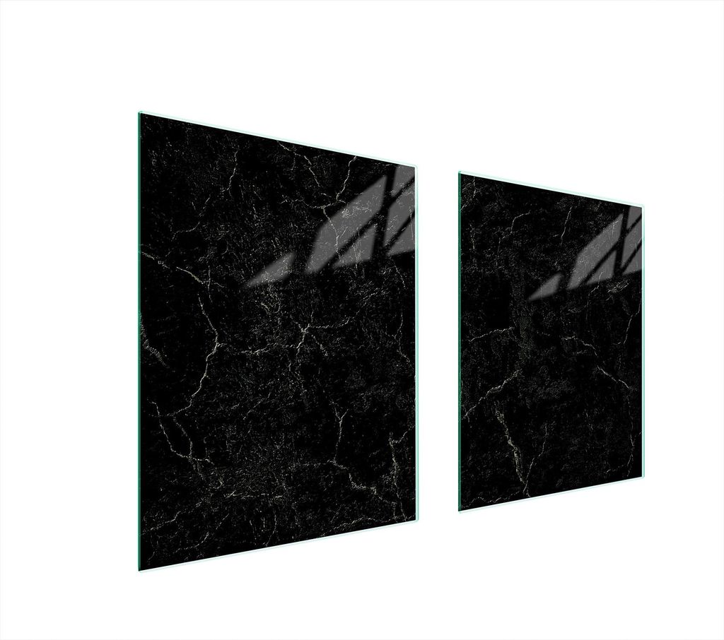 Glasschutzplatte Für Herd 85X52 Marmor