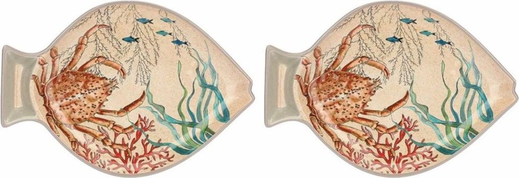 Rose&Tulipani Sea Life zestaw 2 talerzy 33 x 23 cm Zdjęcie produktu 
