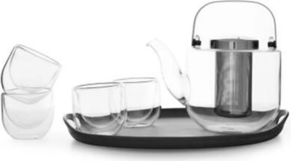 Set Degustazione Tè Bjorn: Teiera con Infusore e Tazze Termiche