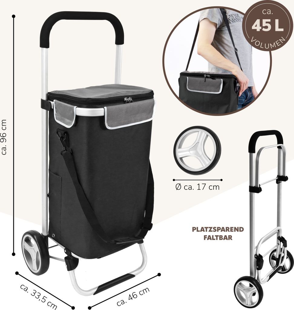 bremermann Einkaufstrolley BRINKUM - 45 L Kapazität, Produktbild 7