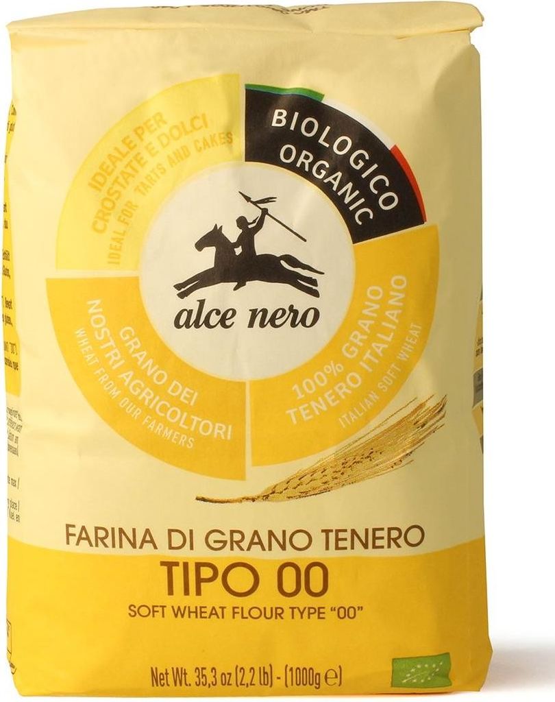 WEIZENMEHL TYP „00“ FÜR SÜSSE N 1 kg – ALCE NERO