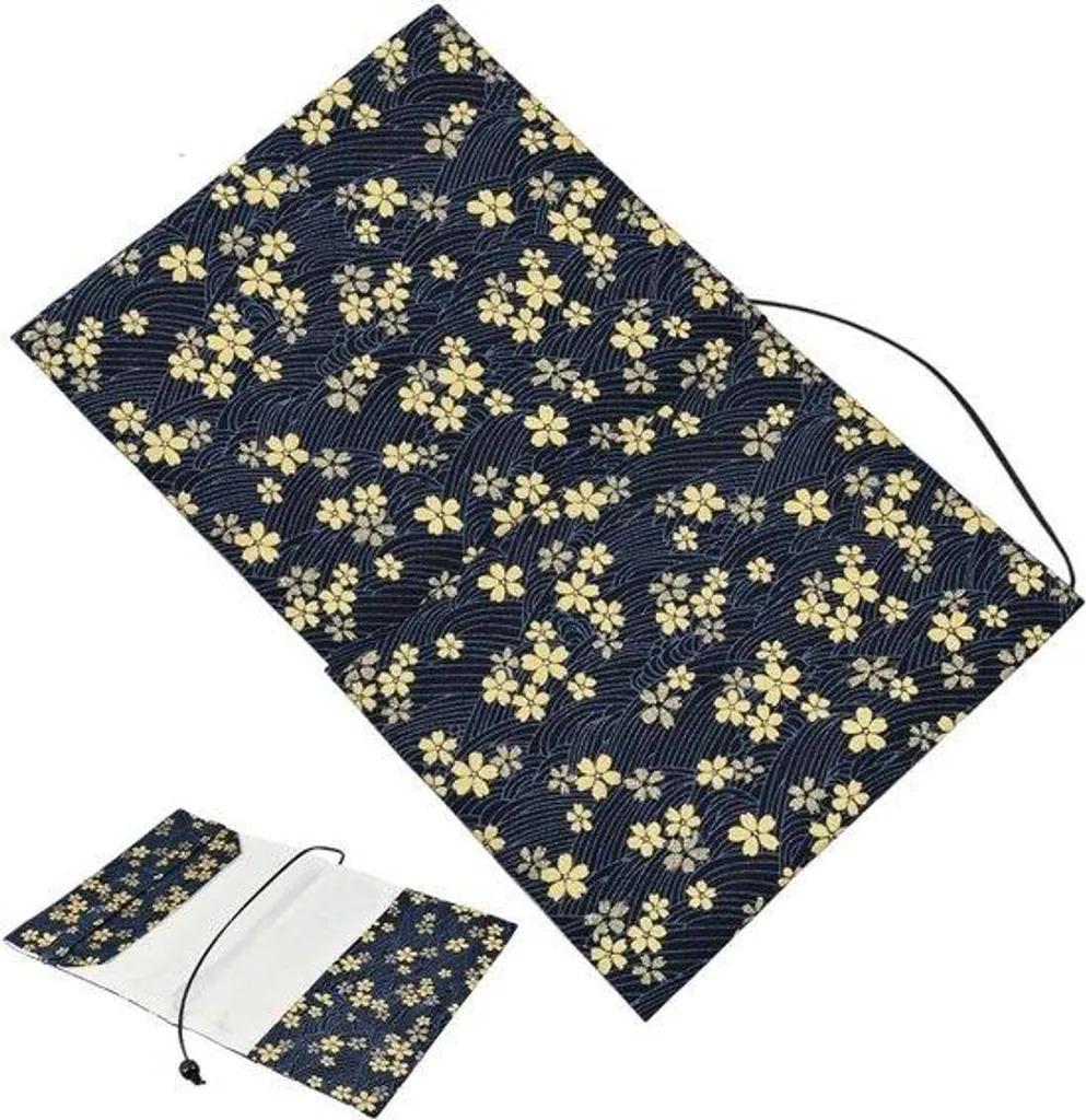 Classeur souple A5 en tissu motif nuages pour journal intime et notes