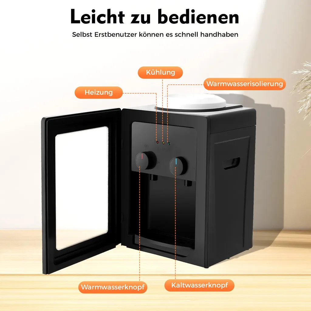 Machine à eau chaude et froide 31-6L design compact haute efficacité - 3