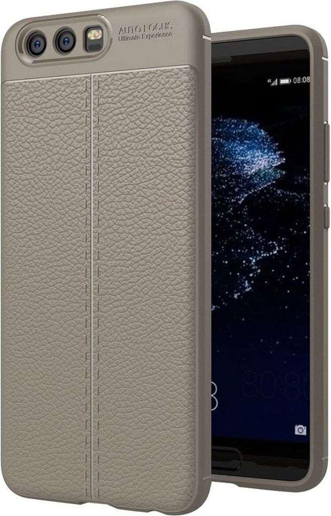 Handy Hülle Schutz Case für Huawei P10 Cover Rahmen Etui Grau