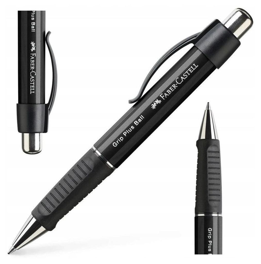 Faber-Castell Grip Plus Ball M, Clip, Produktbild 