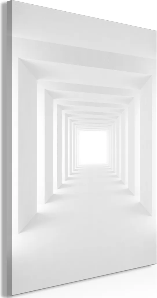 Quadro Verticale 80x120cm Tunnel d'Ombra 3D - Design Contemporaneo
