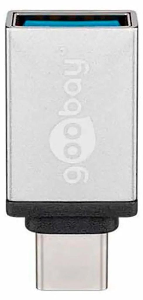 Goobay 56620, USB C, USB A, Stříbrná Obrázek produktu 