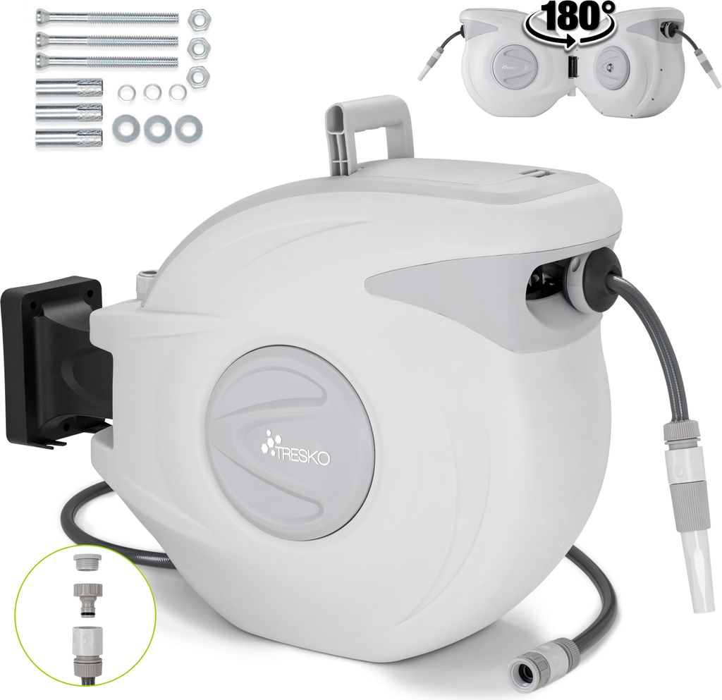 TRESKO® hadicový navijak 30 m Automatický hadicový navijak Obrázok produktu 2