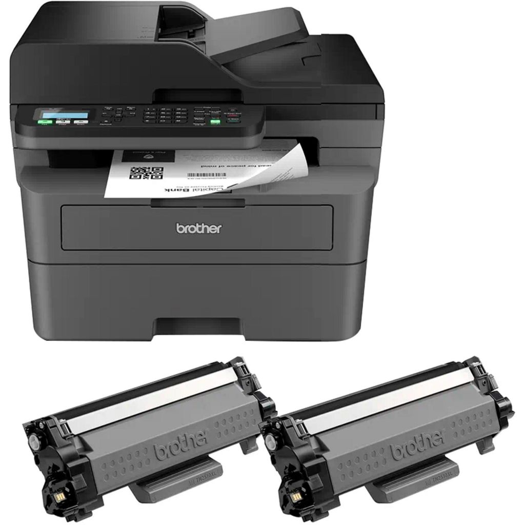 brother MFC-L2827DWXL 4 in 1 Laser-Multifunktionsdrucker Produktbild 