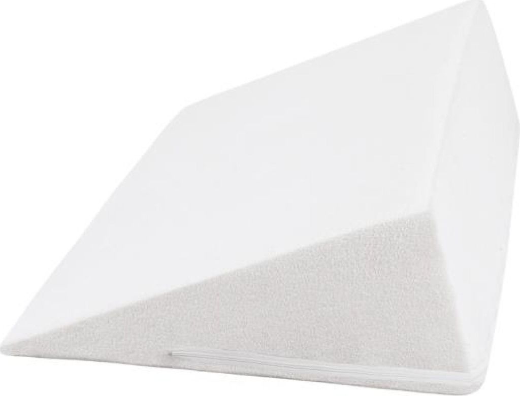 BELLATEX Klínový podhlavník froté, 80 × 50 × 20 cm, bílý Obrázek produktu 